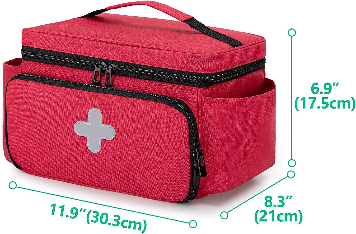 Multi-Compartment Medicine Organizer Bag