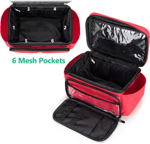 Multi-Compartment Medicine Organizer Bag