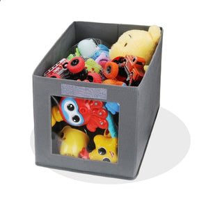 Foldable Storage Box With Clear Window & Handle