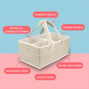 Portable Baby Storage Organizer With Handle