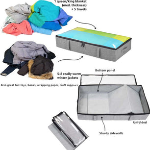 Foldable Under The Bed Storage Organizer